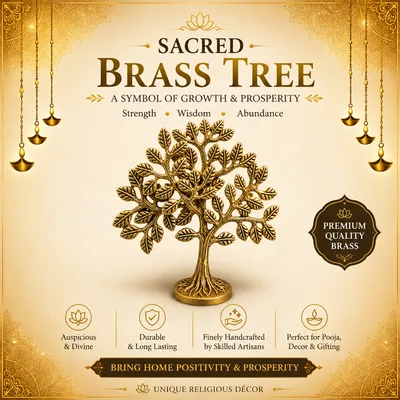 Brass Kalpavriksha 7 inches