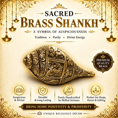 Brass Shankh 482 gram